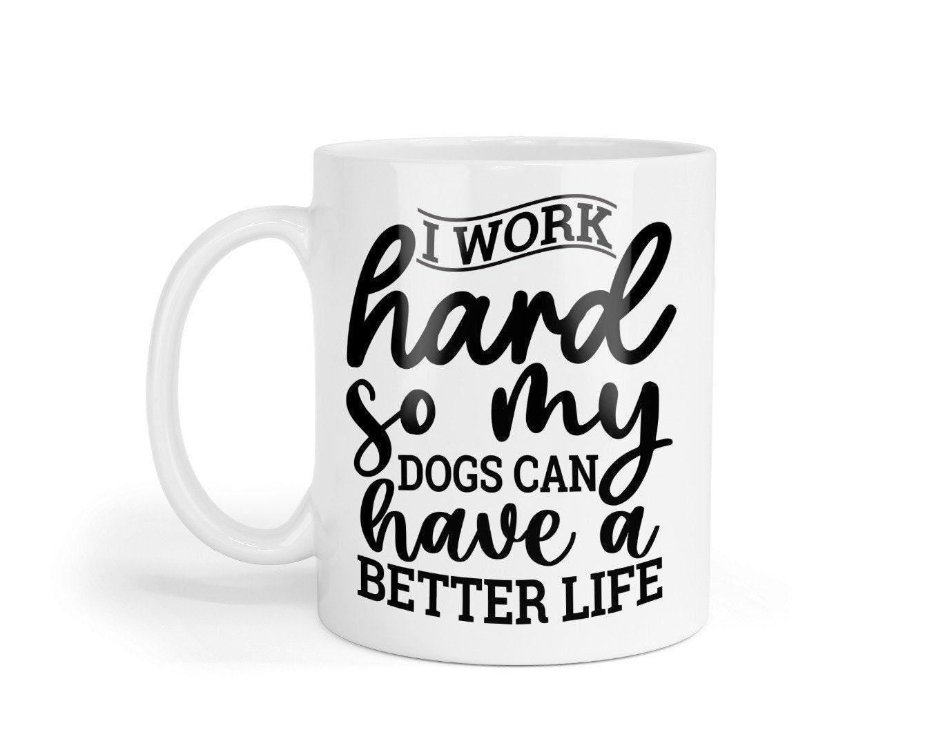 Dog Lover Mug & Coaster Set: Funny Office Gift