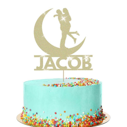 Personalised Wedding Cake Topper Couple Anniversary Party Decoration Keepsake