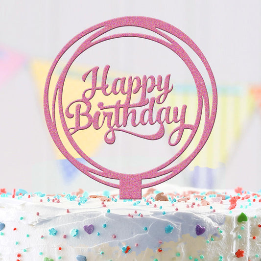 Personalised Acrylic Celebration Girls Boys Birthday Cake Topper Decoration Gift