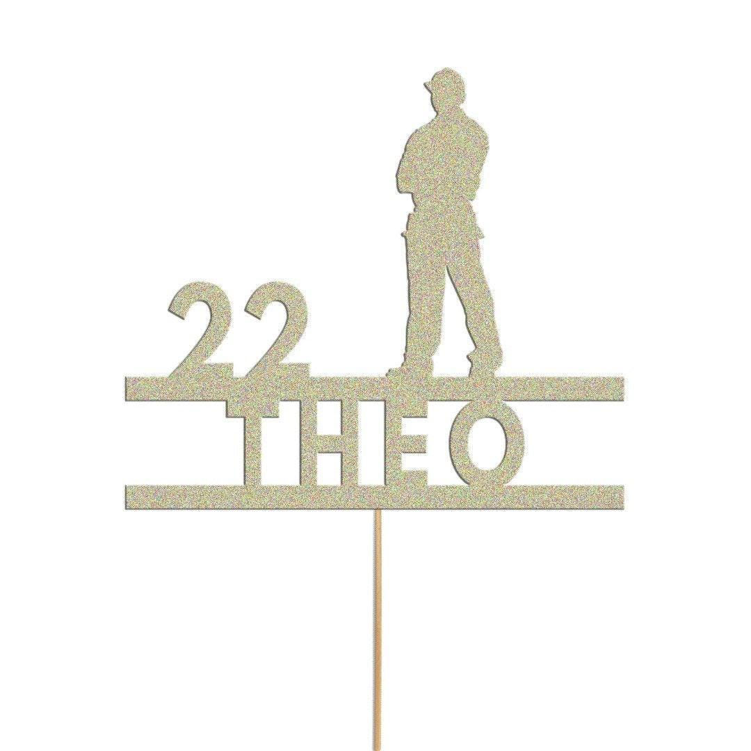 Personalised Plumber Construction Builder Cake Topper Electrician Cake Decoration Any Name and Age