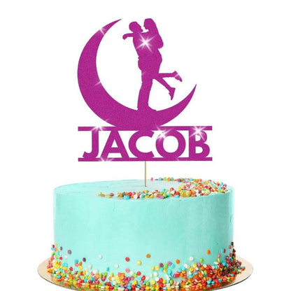 Personalised Wedding Cake Topper Couple Anniversary Party Decoration Keepsake