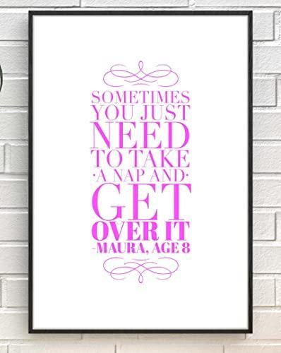 Sometimes You Need Sleep Motivational Inspirational Positive Quote Poster Wall
