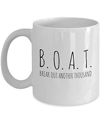 Boat Mug: Funny Coffee Tea Cup - Novelty Gift For Boaters