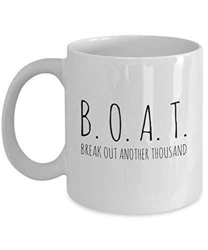 Boat Mug: Funny Coffee Tea Cup - Novelty Gift For Boaters