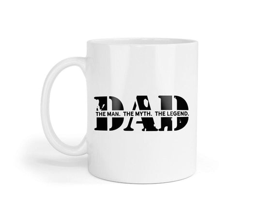 Dad The Man Myth Legend Mug - Father's Day Gift