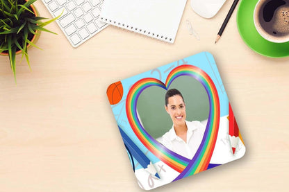 Personalised Teacher Picture Mug Coaster Set Teacher Thank You Gift