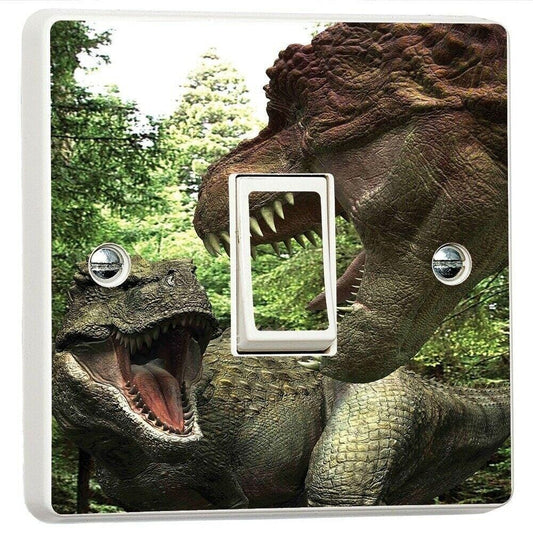 T-Rex Dinosaur Light Switch Sticker: Child-Safe Vinyl Decor