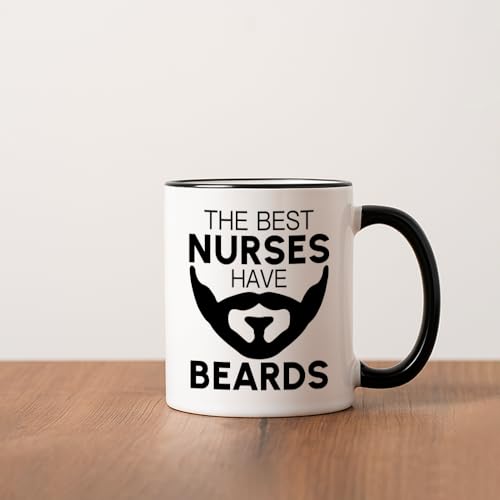 Funny Male Nurse Gifts for Men Dad Coworkers | Ceramic Coffee Mug | 11 OZ