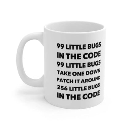 Personalized 99 Little Bugs In The Code | Customised Coffee Mug | 11 OZ