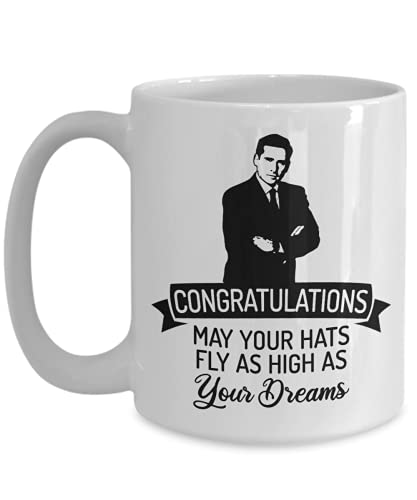 ODDITEES Funny Graduation Congratulations May | Ceramic Coffee Mug | 11 OZ