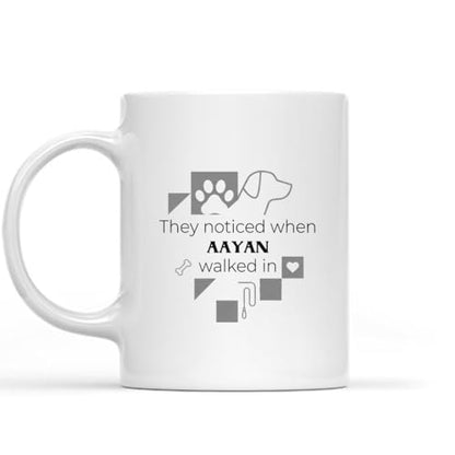 Aayan Personalized Gift Customised | Customised Coffee Mug | 11 OZ