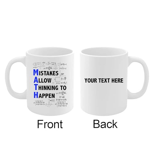 Personalized Mistakes Allow Thinking To | Customised Coffee Mug | 11 OZ
