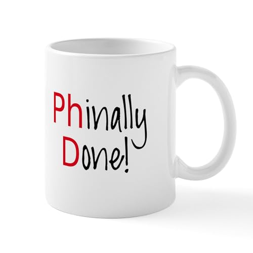 Phinally Done Phd Graduate | Ceramic Coffee Mug | 11 OZ