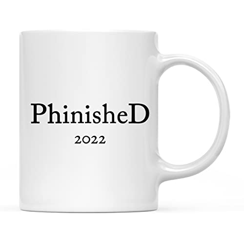 Graduation Gift Phinished 2026 1-Pack Includes | Ceramic Coffee Mug | 11 OZ