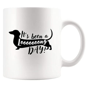 It s Been A Long Day Dachshund Gifts Funny Dog | Ceramic Coffee Mug | 11 OZ