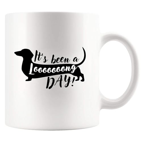 It s Been A Long Day Dachshund Gifts Funny Dog | Ceramic Coffee Mug | 11 OZ