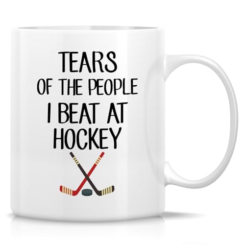 Funny Hockey Player Tears Of The People I Beat | Ceramic Coffee Mug | 11 OZ