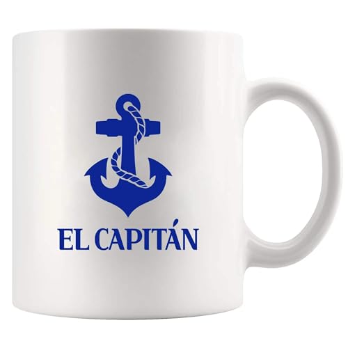 El Capitan Boat Ship Captain Gifts Sailor | Ceramic Coffee Mug | 11 OZ