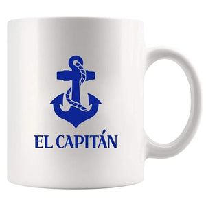 El Capitan Boat Ship Captain Gifts Sailor | Ceramic Coffee Mug | 11 OZ