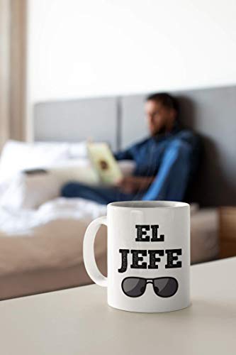 Idea for Boss El Jefe Funny Saying in Spanish | Ceramic Coffee Mug | 11 OZ