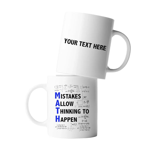 Personalized Mistakes Allow Thinking To | Customised Coffee Mug | 11 OZ