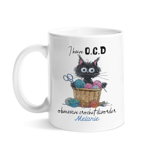 Crochet Details Customized With Lover | Customised Coffee Mug | 11 OZ