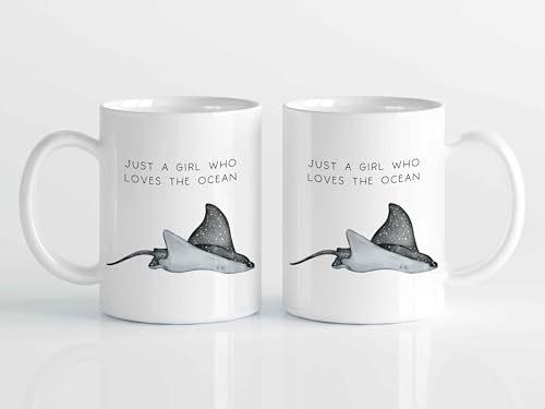 Marine Biology Graduation Manta Ray Stingray | Ceramic Coffee Mug | 11 OZ