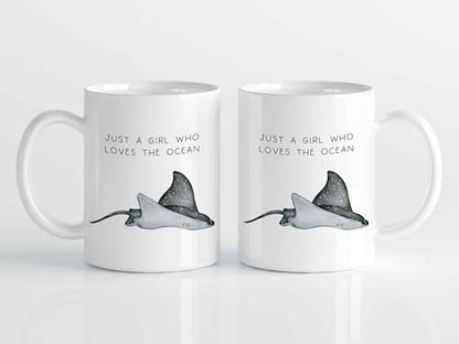 Marine Biology Graduation Manta Ray Stingray | Ceramic Coffee Mug | 11 OZ