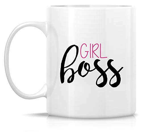 Funny Girl Boss Entrepreneur Career Sarcasm | Ceramic Coffee Mug | 11 OZ