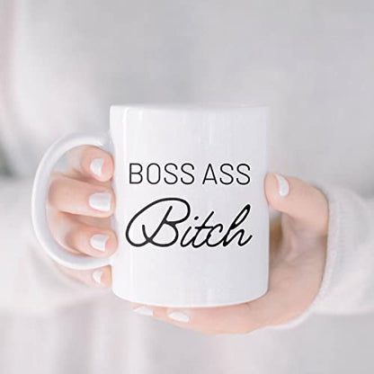 Boss Ass Bitch Lady Girlboss Babe Women | Ceramic Coffee Mug | 11 OZ