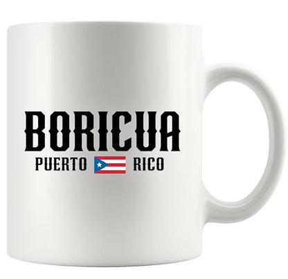 Puerto Rico Boricua Rican Gifts For Men Women | Ceramic Coffee Mug | 11 OZ