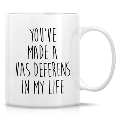 Funny Urologist Vas Deferens Pun Humorous | Ceramic Coffee Mug | 11 OZ