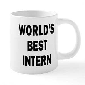 World s Best Intern Mega | Ceramic Coffee Mug | 11 OZ