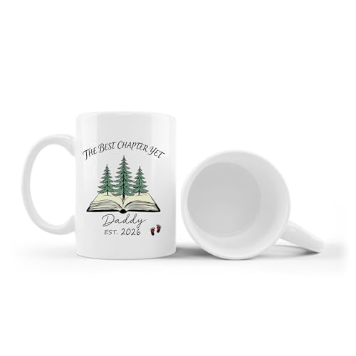 Daddy Est 2026 Gifts The Best Chapter Yet | Ceramic Coffee Mug | 11 OZ
