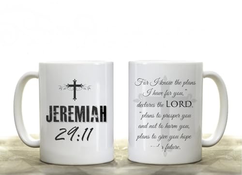 Personalized Bible Verse Custom Double | Customised Coffee Mug | 11 OZ