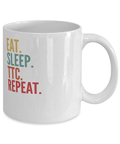 Ttc Crypto Eat Sleep Repeat | Ceramic Coffee Mug | 11 OZ