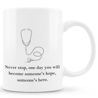 Nurse Inspirational Nursing Medical Student | Ceramic Coffee Mug | 11 OZ