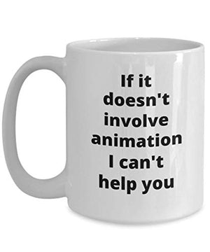 Animation Funny Gift for Animator Graduation | Ceramic Coffee Mug | 11 OZ