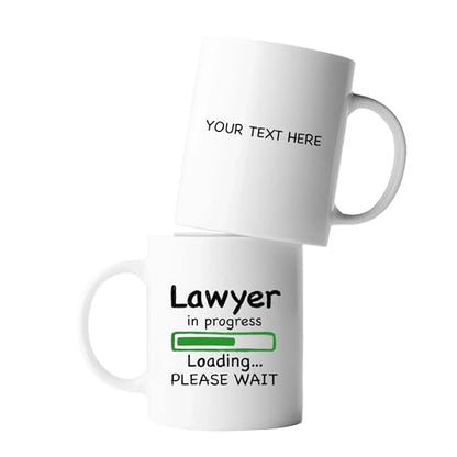 Personalized Lawyer in Progress Customized | Customised Coffee Mug | 11 OZ