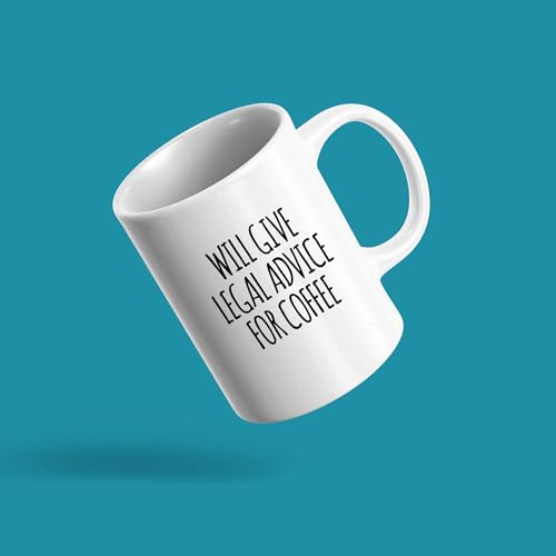 Will Give Legal Advice For Lawyer Gifts Law | Ceramic Coffee Mug | 11 OZ