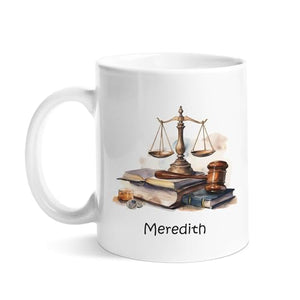 Awesome Lawyer Personalized Name Funny | Customised Coffee Mug | 11 OZ