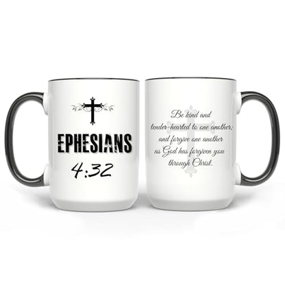Personalized Bible Verse Custom Double | Customised Coffee Mug | 11 OZ