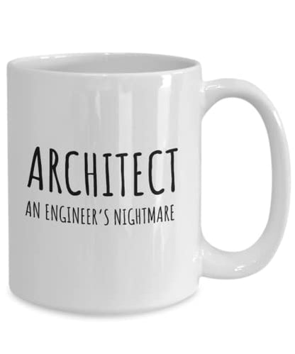 Funny Architect Gifts For Men Student Gift | Ceramic Coffee Mug | 11 OZ