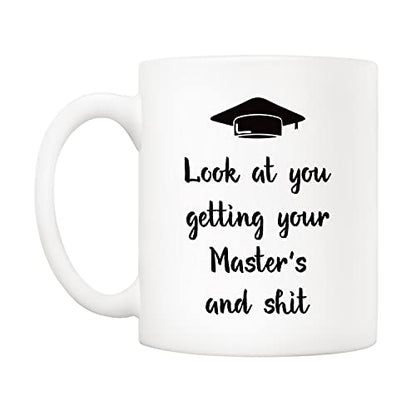 Christmas Gifts Funny Masters Graduation Look | Ceramic Coffee Mug | 11 OZ