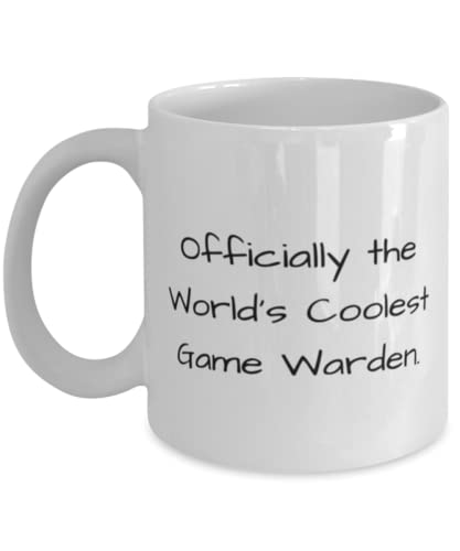 Funny Game warden Officially the World s | Ceramic Coffee Mug | 11 OZ