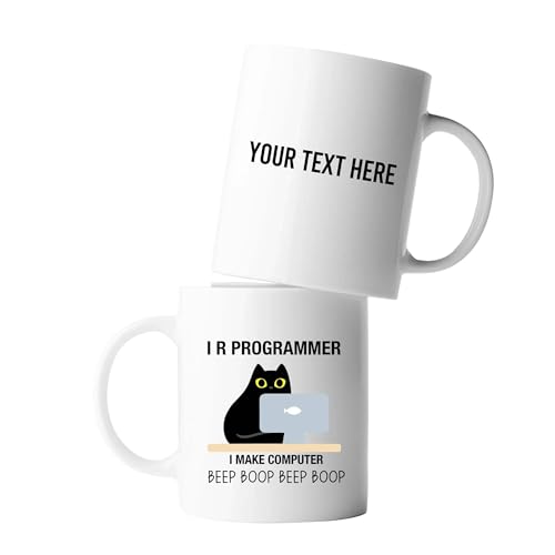 Personalized I R Programmer Make Computer | Customised Coffee Mug | 11 OZ