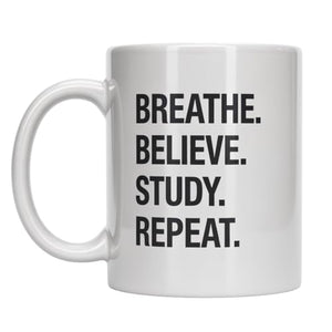 Motivational for Students Inspirational Study | Ceramic Coffee Mug | 11 OZ