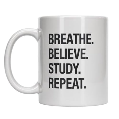 Motivational for Students Inspirational Study | Ceramic Coffee Mug | 11 OZ