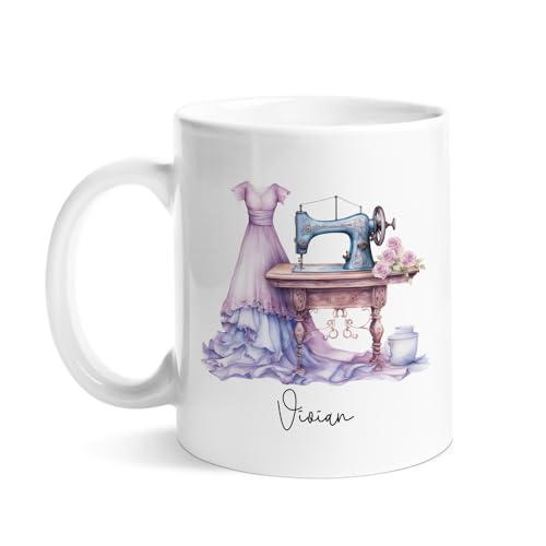 Customize Sewing Machine Fashion Designer | Customised Coffee Mug | 11 OZ