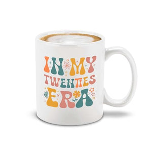 shop4ever In My Twenties Era 20 Year Old Retro | Ceramic Coffee Mug | 11 OZ